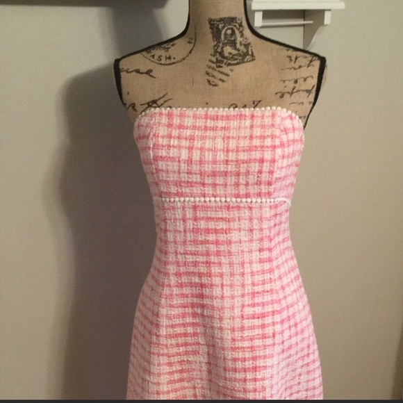Lilly Pulitzer Dresses & Skirts - Lily Pulitzer Strapless Gingham Dress